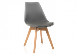 Пластиковый стул Bonuss dark gray (49x57x82)