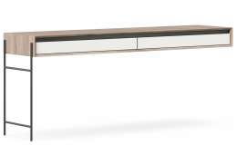 Компьютерный стол Электра вяз дымчатый / белый (44x75)