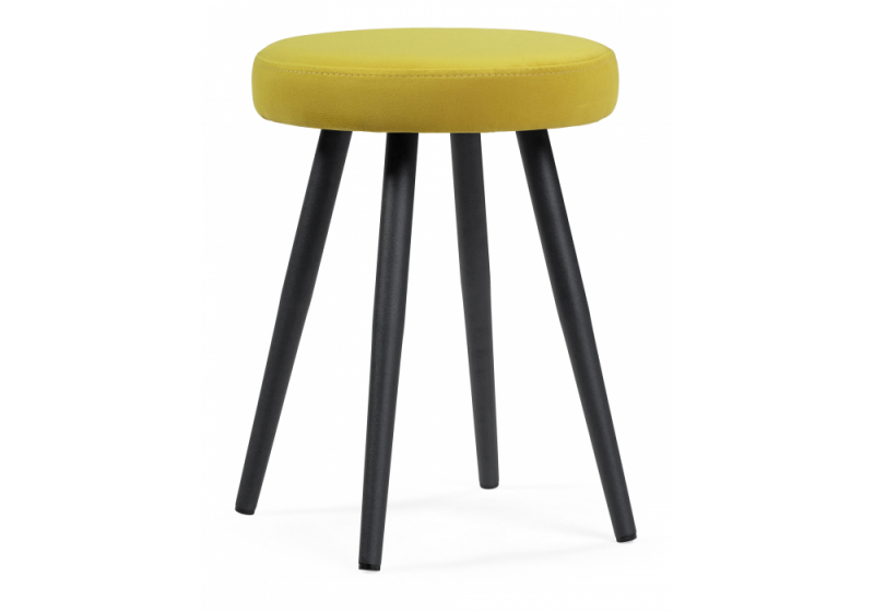 Табурет Сино velutto 28 / черный (35x35x47). 